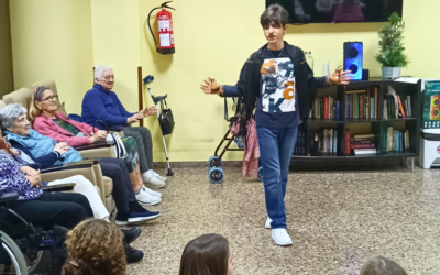 Música y Baile en la Residencia FUNDAZ Santa Bárbara con la visita del IES Valdespartera
