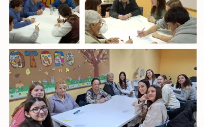 Encuentros que unen generaciones: la visita del I.E.S Valdespartera a FUNDAZ Santa Bárbara