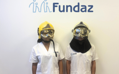 Formación contra incendios y simulacro en la Residencia FUNDAZ Santa Bárbara